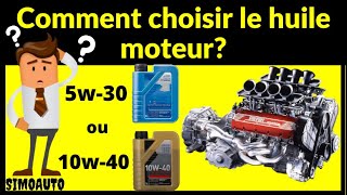 Comment choisir la bonne et la meilleure huile moteur pour votre véhicule 10W40  SIMOAUTO [upl. by Aelc]