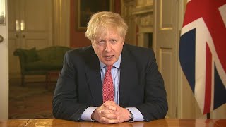 Boris Johnson announces complete UK lockdown amid coronavirus crisis [upl. by Tilagram]