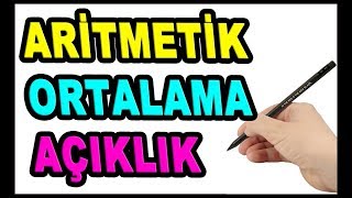 Aritmetik ortalama ve Açıklık Nedir Nasıl Hesaplanır Konu Anlatımı Örnekler 6 sınıf [upl. by Eniretac]