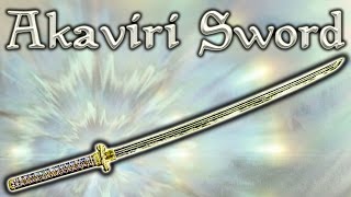 Skyrim SE  Akaviri Sword  Unique Weapon Guide [upl. by Intirb]