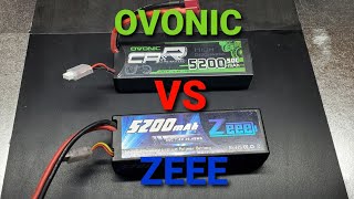 OVONIC VS ZEEE 2S LIPO WHICH BATTERY IS BETTER [upl. by Besse]