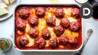 The BEST Baked Meatballs [upl. by Annaet]