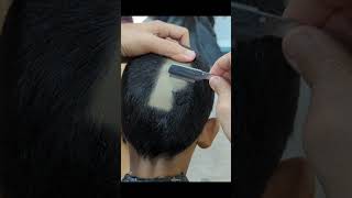 Head shave straight razor shorts viralvideo trending [upl. by Ranjiv]