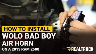 How To Install the Wolo Bad Boy Air Horn [upl. by Yuma]