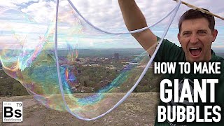 How to Make Giant Bubbles  Bubble Recipes and Bubble Wand Instructions [upl. by Nissa537]