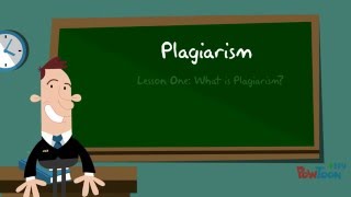 Plagiarism Lesson One [upl. by Anilahs850]