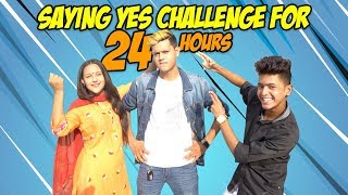 দেখুন রাকিব এর সাথে কি করা হল  SAYING Yes To My Friends For 24 hours Challenge  Rakib Hossain [upl. by Brawner169]