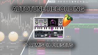 Mit AutoTune aufnehmen in FL Studio 20  fabfilter Abmisch Presets [upl. by Oicneconi710]