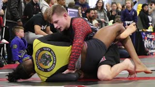 Mixed NoGi Grappling NAGA Frederick 09 Sydney James Win [upl. by Lledal]