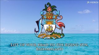 National anthem of the Bahamas EN lyrics  quotMarch On Bahamalandquot [upl. by Pomfrey]