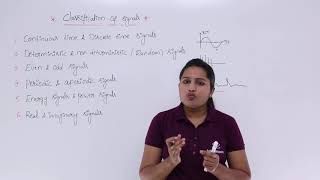 Signals amp Systems  Classification of Signals [upl. by Yrehcaz]