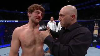 UFC 235 Ben Askren Octagon Interview [upl. by Irabaj]