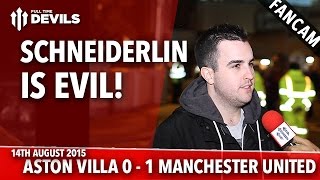 Schneiderlin Is Evil  Aston Villa 01 Manchester United  FANCAM [upl. by Novat]