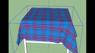 SketchUp ClothWorks Plugin Quick Tip [upl. by Nerred]