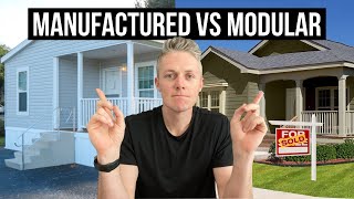 The PROSCONS Between Manufactured and Modular Homes [upl. by Kerad558]