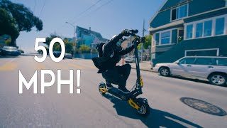 VSETT 10 Electric Scooter Review  Packed with features amp performance [upl. by Inoy549]