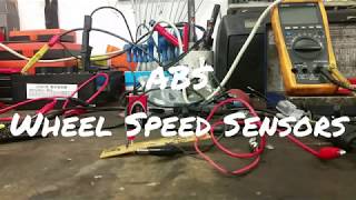 ABS sensor Wheel speed sensor types Bench testing How to make an ABS Testing tool [upl. by Tess]