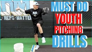 Must Do Youth Baseball Pitching Drills For Beginner Pitchers [upl. by Nitnerb]