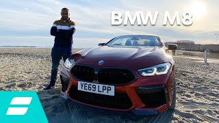 BMW M8 Competition review A 625hp tyreshreding MONSTER [upl. by Agata637]