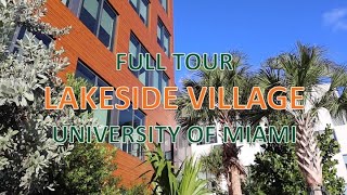 FULL TOUR of BRANDNEW LAKESIDE VILLAGE at the University of Miami  BEST COLLEGE HOUSING [upl. by Nereen739]