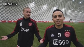 Donny van de Beek VS Abdelhak Nouri  AJAX  DEEL 1  VOETBAL VLOG 10  TOUZANI TV [upl. by Sommer]