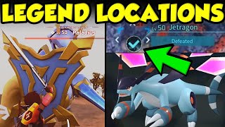 LEGENDARY PAL LOCATIONS HOW TO GET LEGENDARY PALS IN PALWORLD [upl. by Felicity]