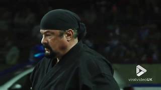 Steven Seagal shows how to fight off multiple opponents [upl. by Monroe]