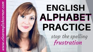 How to Say English Letters American English Alphabet Pronunciation [upl. by Snider]