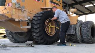 Changing 2 loader tires 20525 [upl. by Roter]