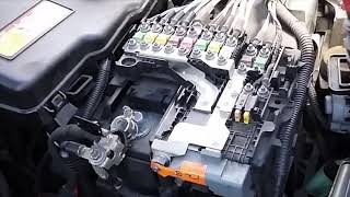 How to remove battery and fuse box Peugeot 508 [upl. by Aldo]