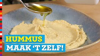 Hummus maken  Gezond recept  Voedingscentrum [upl. by Novahc]