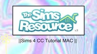 how to download custom content on the sims 4 Mac [upl. by Alemrac]