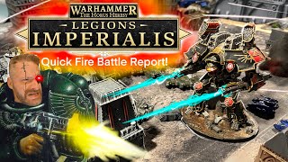 Warhammer The Horus Heresy Legion Imperialis Battle Report [upl. by Ardnak]