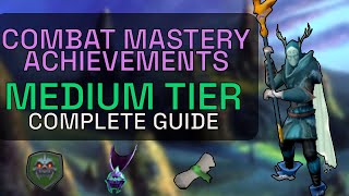 RS3 Combat Achievements Guide  FULL Medium Tier [upl. by Llerahc686]