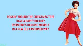 Brenda Lee  Rockin Around The Christmas Tree LYRICSLYRIC VIDEO [upl. by Chivers]