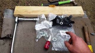 How to check and replace lower ball joints prado [upl. by Mollee]