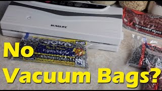 How I Vacuum Seal without Vacuum Sealer Bags [upl. by Merrow]