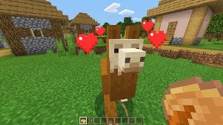 How To Tame And Ride A Llama In Minecraft [upl. by Aicilaf514]