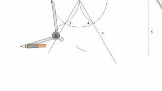 Costruire il triangolo equilatero data l’altezza [upl. by Anewor]