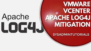 VMware vCenter Server  Apache Log4j workaround [upl. by Harv]