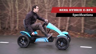 BERG Hybrid EBFR pedal gokart  specifications [upl. by Ibbetson130]