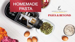 Emeril Lagasse Pasta amp Beyond  Learn How to Make Homemade Pasta DOUBLE Batch Spaghetti [upl. by Imotih]