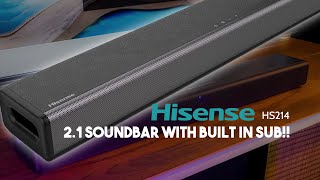 Hisense HS214 Soundbar 21 With Built in SubWoofer  Less than 100 [upl. by Hance]