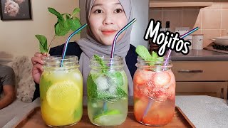 Virgin Mojito Strawberry and Citrus Mojito No Alcohol  Perfect Drinks for Iftar [upl. by Nnylrahc]