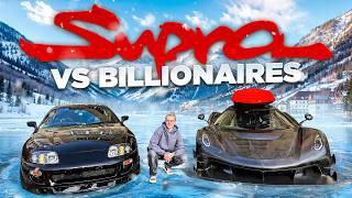 1000HP Supra terrorizing Billionaires Hypercarmeet in Switzerland [upl. by Joanie]