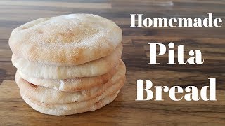 How to Make Homemade Pita Bread  Pita Recipe [upl. by Boiney]