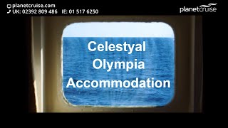 Celestyal Olympias Accommodation  Planet Cruise [upl. by Ttocserp]