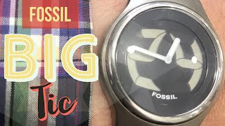 Fossil BIG TIC reset and battery replacement [upl. by Nnylharas6]