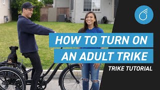 How to Turn a Tricycle  Sixthreezero Trike Guide [upl. by Ennovy]