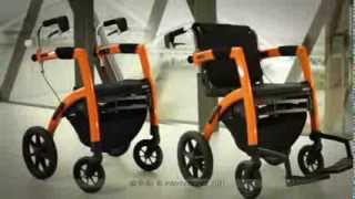 Rollz Motion  Rollator und Rollstuhl in einem Ideal auf Reisen [upl. by Ahsilat]